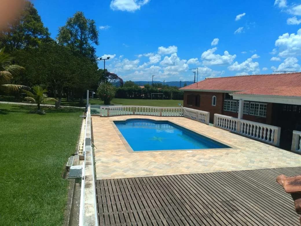 Área da piscina