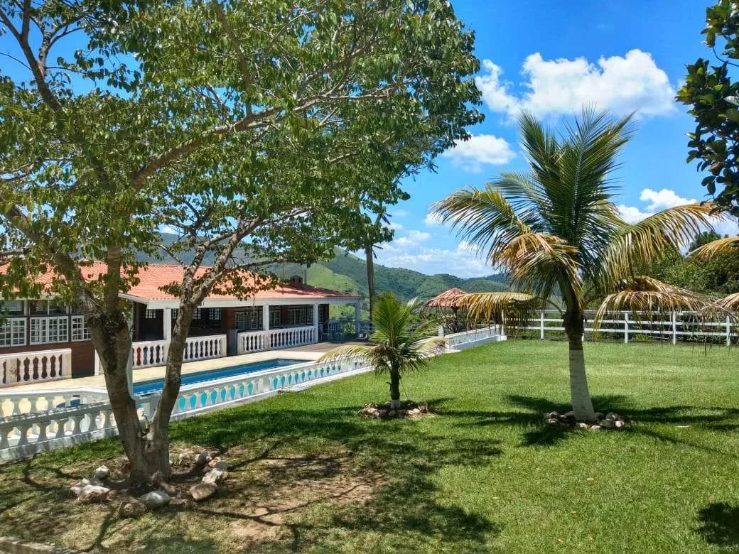 Área da piscina vista superior